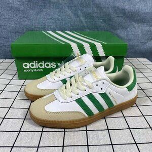 New adidas sporty & rich women sneaker white green